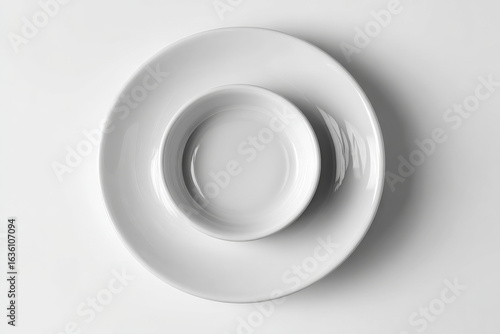 white ceramic plate