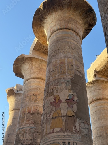 columns in the temple of karnak