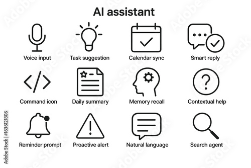 Ai assistant features: voice input, task suggestion, calendar sync, smart reply, and more