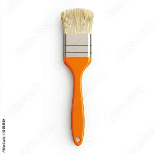 Wallpaper Mural Orange paint brush Torontodigital.ca