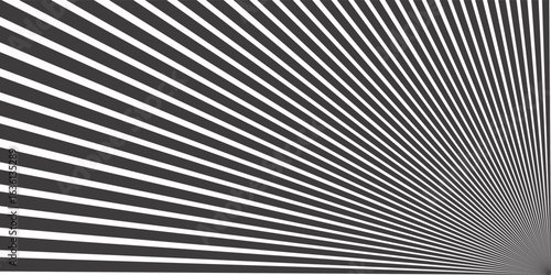 Dynamic Black and White Vertical Stripes. vector
