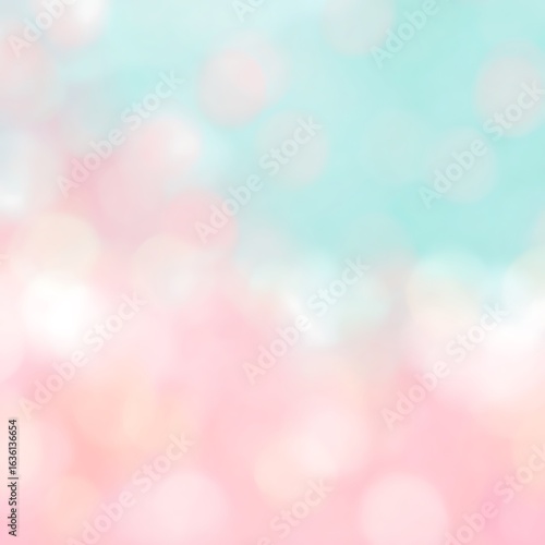 Blurred soft pink and teal gradient