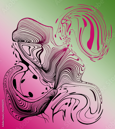 geometric line brush pattern background texture design art print