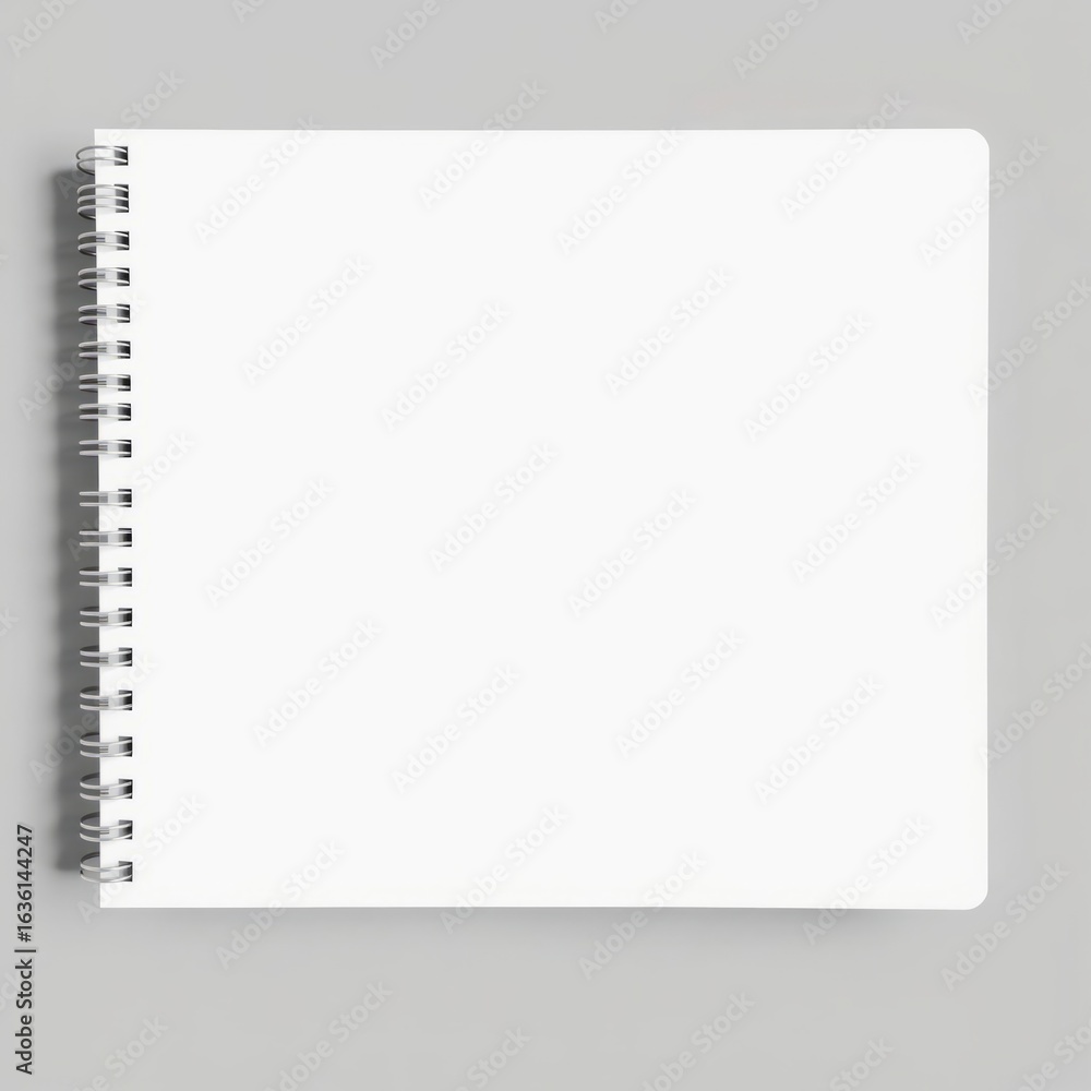 Real photo blank spiral bound notepad mockup template isolated on light grey background high resolution book mockup Ultra realistic Photorealistic Real photo blank spiral bound notepad mockup template isolated on light grey background high resolution book mockup Ultra realistic Photorealistic
