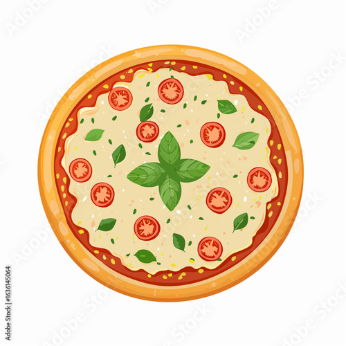 Frische Margherita-Pizza