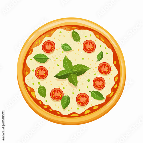 Frische Margherita-Pizza