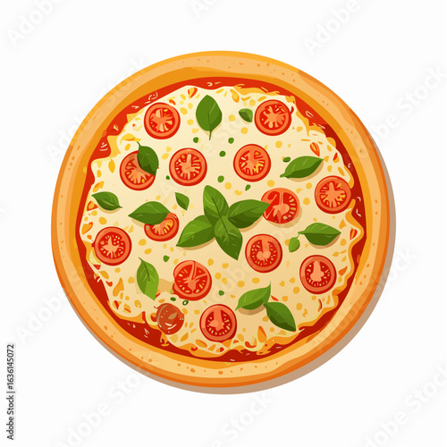 Frische Margherita-Pizza