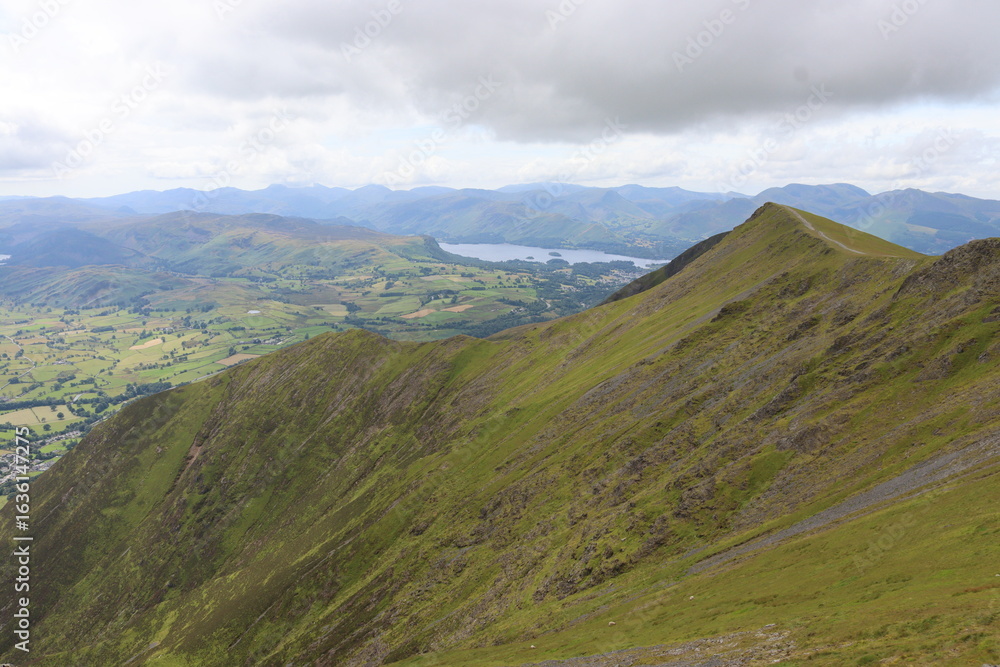 Fototapeta premium Lake district national park England, north lakes fells