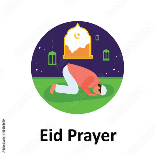Eid Mubarak Vector Illustration Pack – Festive Icons for Greeting Cards, Social Media & Designs