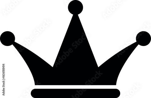 Royal crown icon symbol of power and royalty