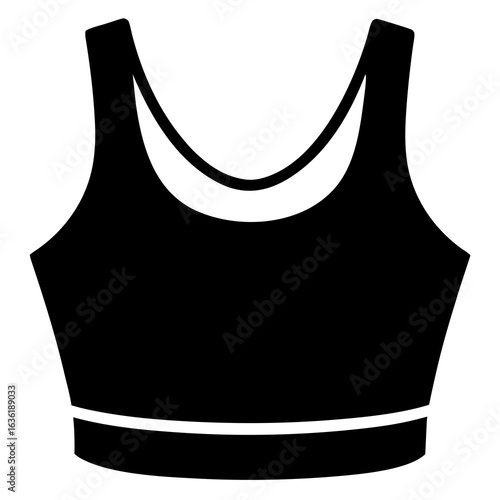 Fashion Crop Top Silhouette