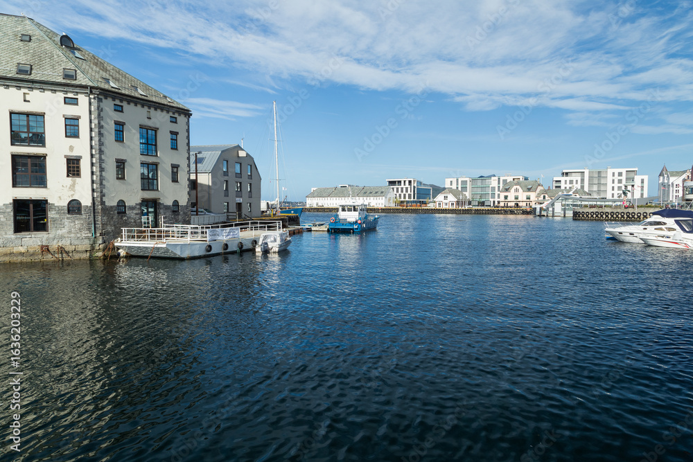 Obraz premium Cityscape of Alesund in Norway