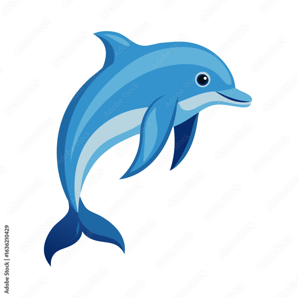 Fototapeta premium dolphin vector illustration