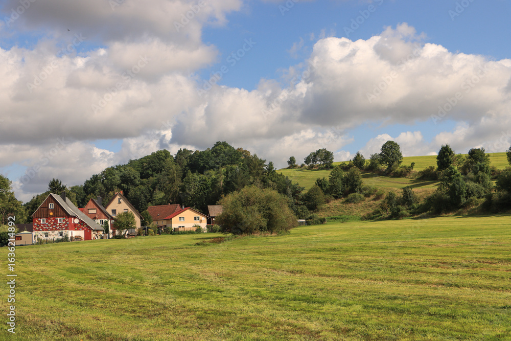 Fototapeta premium Sommer in der Oberlausitz bei Oderwitz