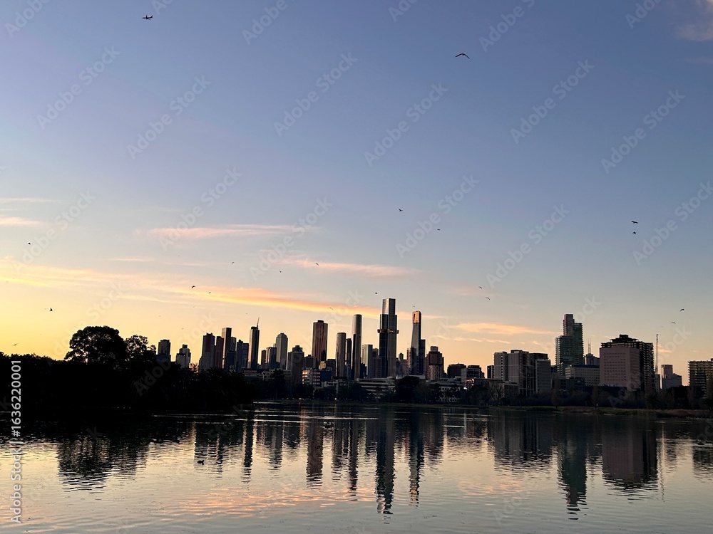 Fototapeta premium Melbourne City Skyline