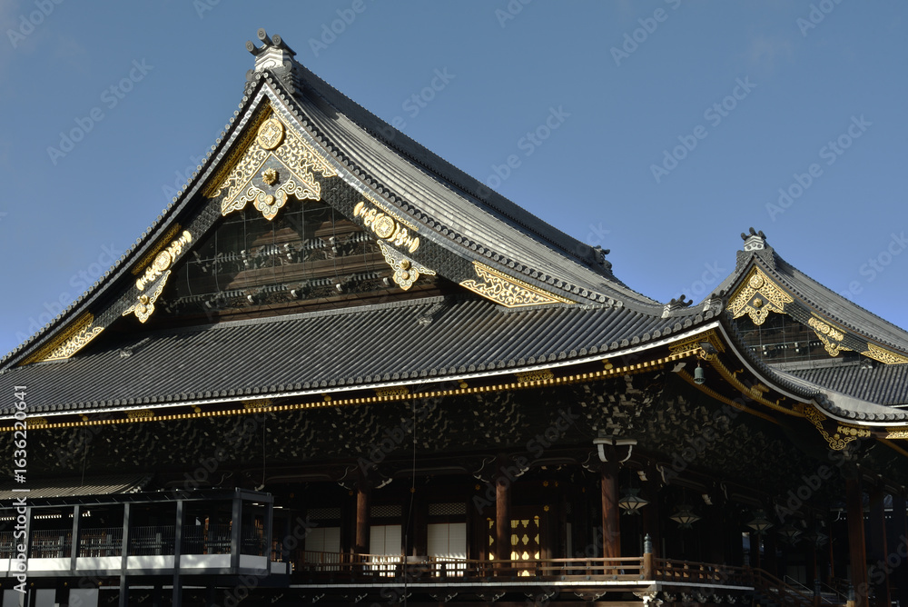 東本願寺 阿弥陀堂と御影堂(京都市下京区) 東本願寺 阿弥陀堂と御影堂(京都市下京区)
