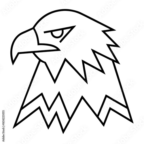 eagle head vector