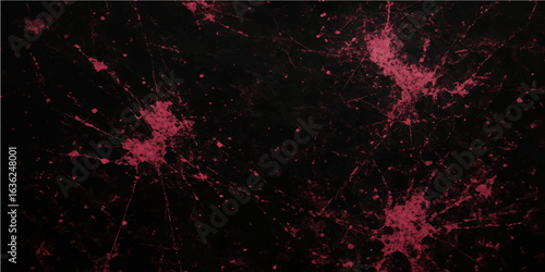Fiery red and black ink explodes in a grunge background, with bright sparks and a flash of light