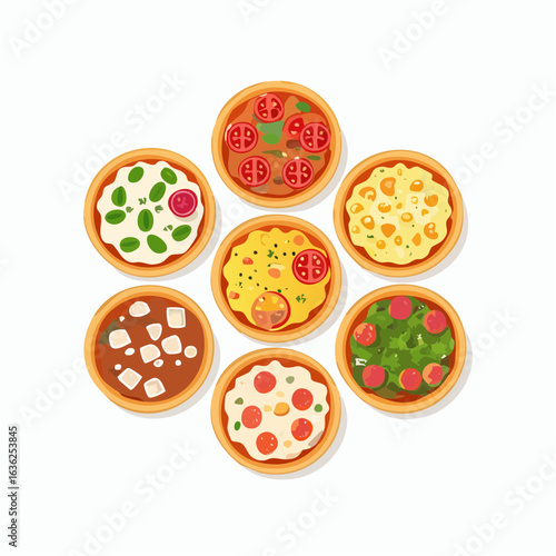Frische Mini-Pizzen