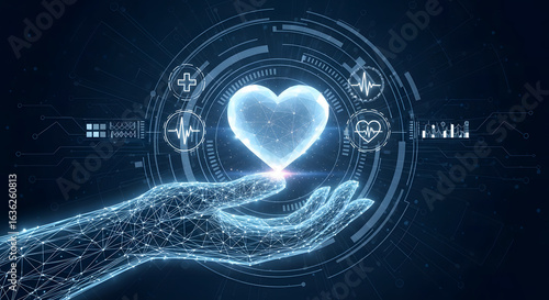 AI and Healthcare Technology Concept