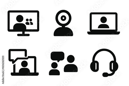 Online communication tools for virtual meetings and remote collaboration