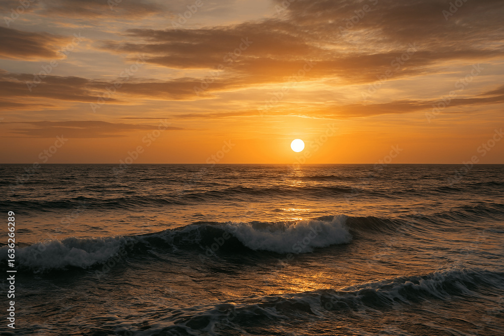Fototapeta premium sunset on the beach