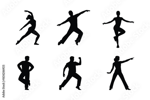 Wallpaper Mural Diverse dancers in dynamic poses ballet modern dance Torontodigital.ca