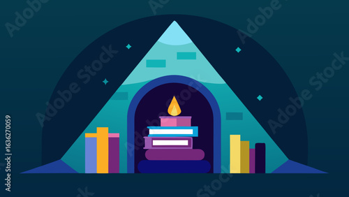 Secret Attic Birthday Hideout with Fairy Tale Books