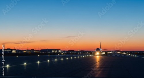 Wallpaper Mural Airplane, aircraft, plane, jet, travel, flight, passenger, commercial, aviation, air transport, sky, contrail, logistics, isolated vector graphic Torontodigital.ca
