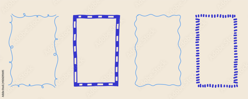 Konstfotografi Stamp coastal frames set