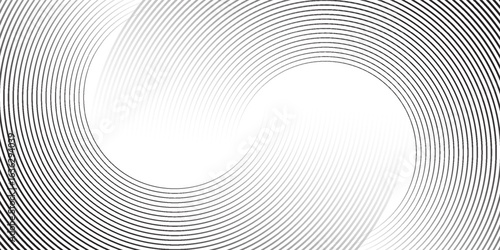 Black mascara circular texture, brush stroke isolated on white background. vector eps10