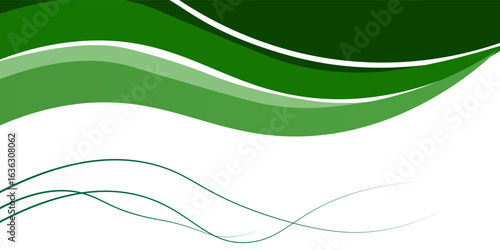 Green wave abstract  background. green background,Vector illustration,Eps 10