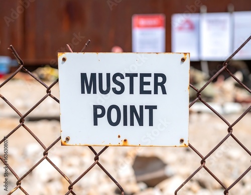 Construction site sign