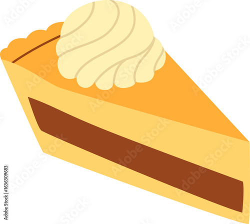 vector illustration of a delicious cake