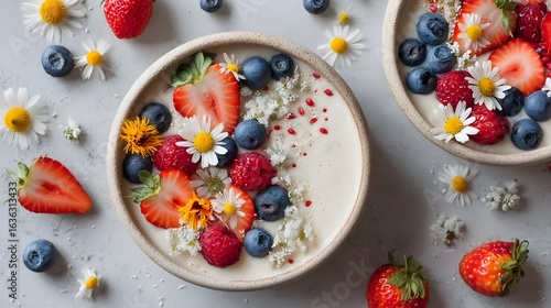 yogurt and berries