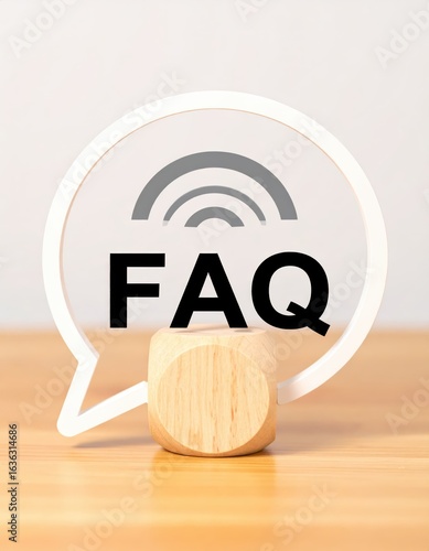 FAQ, frequently asked questions, dialog concept d illustration isolated on transpararent