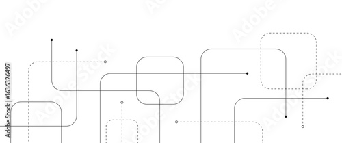 Abstract background with technology circuit board texture. Modern electronic motherboard texture. Creative idea for internet technology. Tech concept for header, web banner, website, presentation.