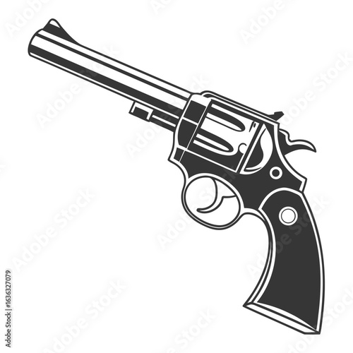 Minimal gun Silhouette Icon