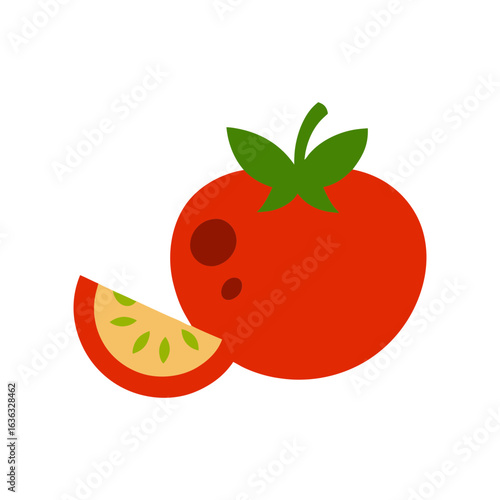 tomato icon vector illustrations fresh and ripe art