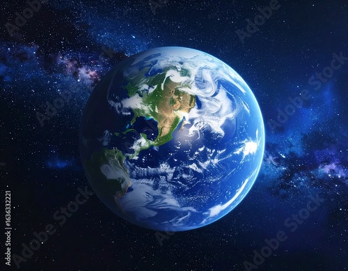 Earth, cosmos, detailed view