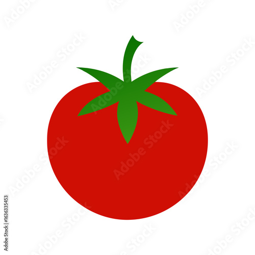 tomato logo isolated tomato on white background