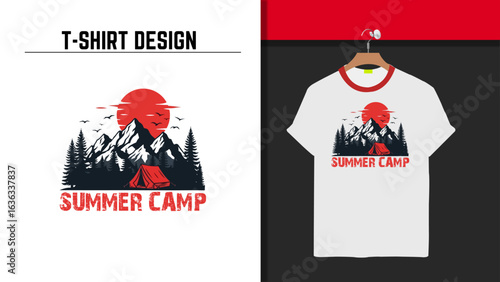 Feel the adventure calling with our Summer Camp tee – perfect for nature lovers and explorers at heart