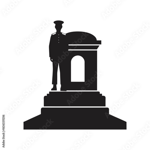 tomb of the unknown soldier illustration