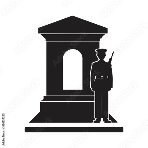 tomb of the unknown soldier illustration