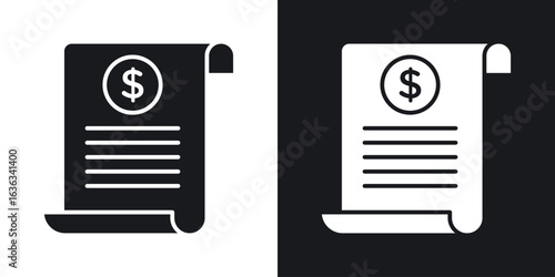 Payroll icon flat, silhouette, vector illustrations. flat glyph designs