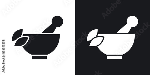 Herbal medicine icon flat, silhouette, vector illustrations. flat glyph designs