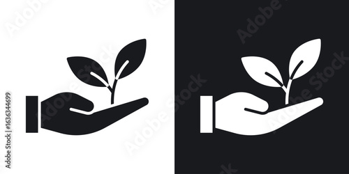 Eco-friendly icon flat, silhouette, vector illustrations. flat glyph designs