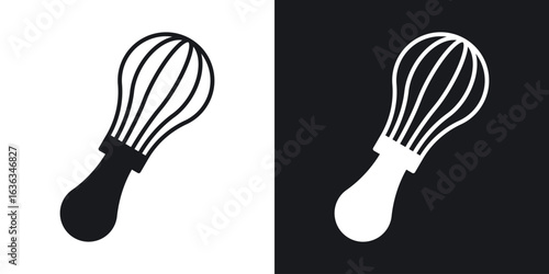 Beater icon flat, silhouette, vector illustrations. flat glyph designs