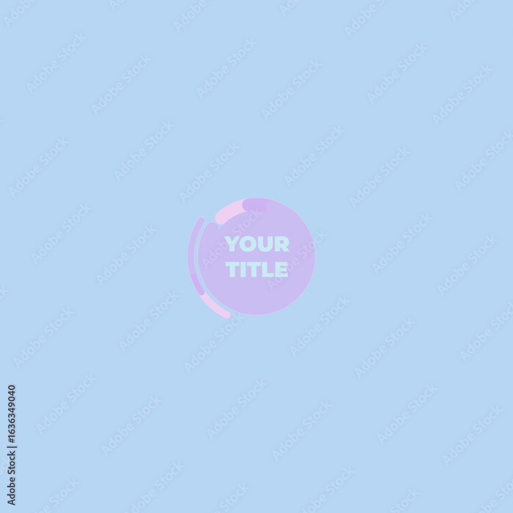 Minimal Circles Loop Text Reveal Animation for Online Platforms and ...