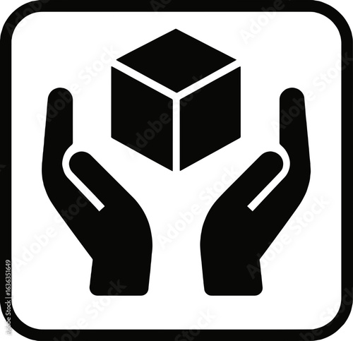 hand holding a gift box